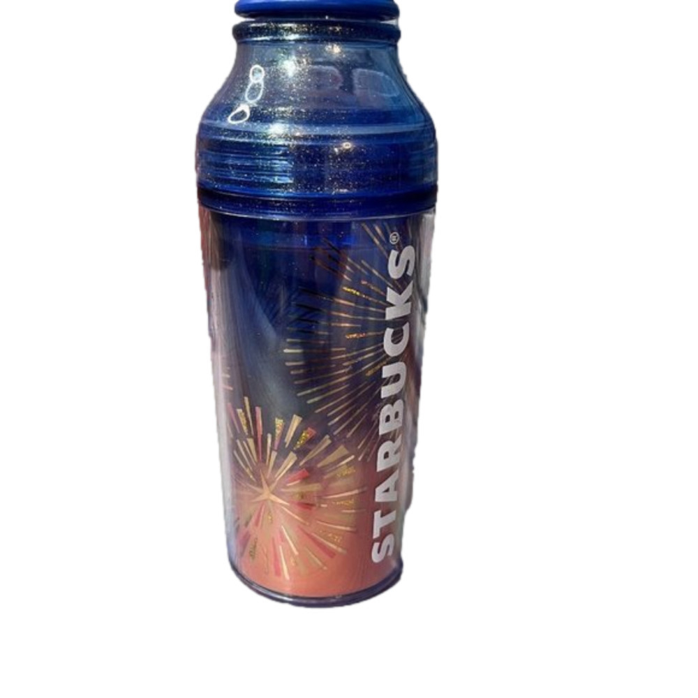 STARBUCKS ✨Super RARE Cold Beverage Double Wall Cup Fireworks
